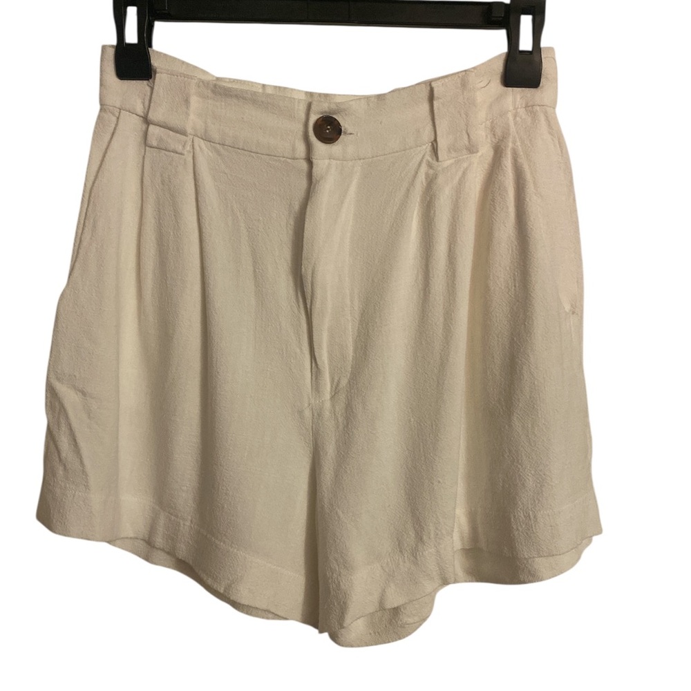 Show Me Your MuMu High Waist Cream Shorts EUC S